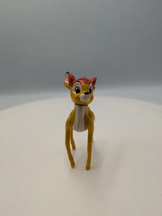 Disney Classic Bambi With Moveable Legs Deer Action Figure Collectible Cake Top - Picture 2 of 7
